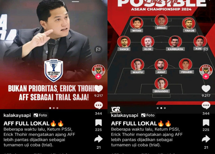 Erick Thohir: Piala AFF Anggap Trial (Uji Coba), Bukan Prioritas PSSI dan Shin Tae Young