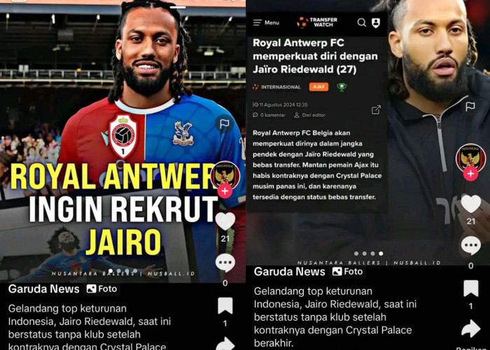 Jairo Riedewald Harumkan Indonesia, Gelandang Serang Crystal Palace Inggris, Kualifikasi Piala Dunia 2026