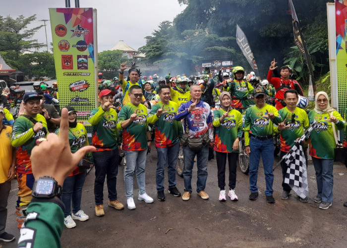 Kapolres Lahat Diwakili Waka Polres, Menghadiri Lahat Treal Rebond, Dibuka Wakil Bupati Lahat Widia Ningsih