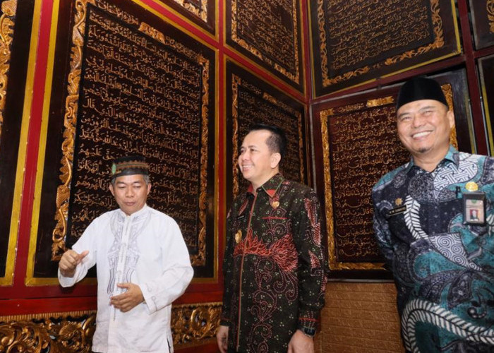 Wisata Religi Sumsel, Pj Gubernur Sumsel Agus Fatoni Kunjungi Bayt Al-Qur’an Al-Akbar Gandus Palembang