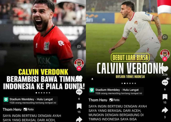 Ambisi Calvin Verdonk, Pemain Keturunan Aceh, Bawa Indonesia Lolos Pildun, Kualifikasi Piala Dunia 2026