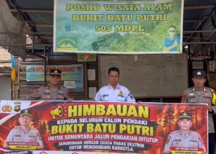 Antisipasi Karhutla, Kades Padang Imbau Warga Tak Bakar Lahan dan Tunda Pendakian Bukit Putri
