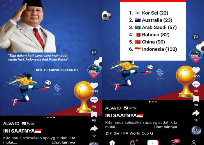 Ungkapan Hati Prabowo, Indonesia Lolos Pildun, Presiden RI Terpilih, Kualifikasi Piala Dunia 2026