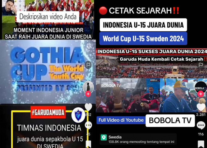 Indonesia Juara Dunia, Kalahkan Swedia, Negara Zlatan Ibrahimovic, Pemain Keturunan, Kualifikasi Piala Dunia