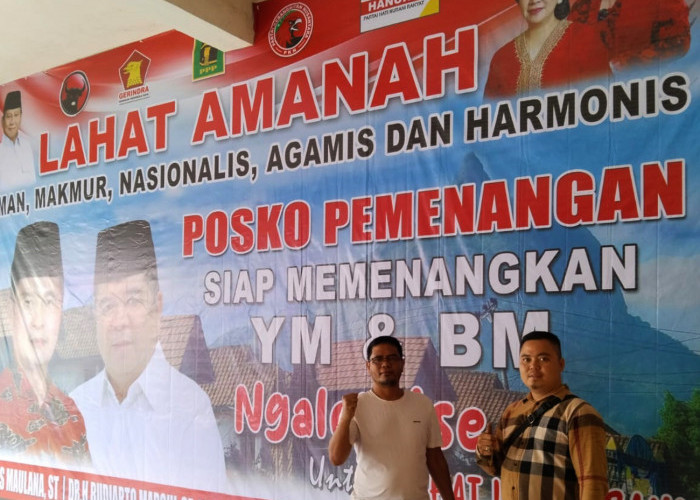 Posko Pemenangan YM-BM Kian Bertambah, Pasangan Cabup-Cawabup Lahat 2024-2029