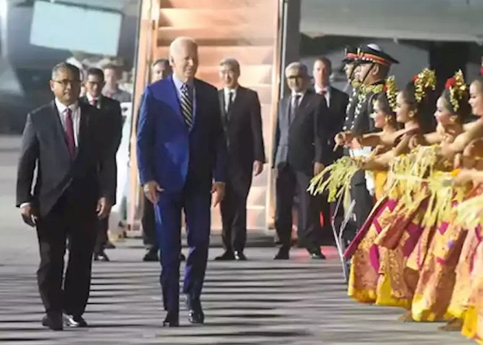 Presiden AS Joe Biden Disambut Tarian Khas Bali