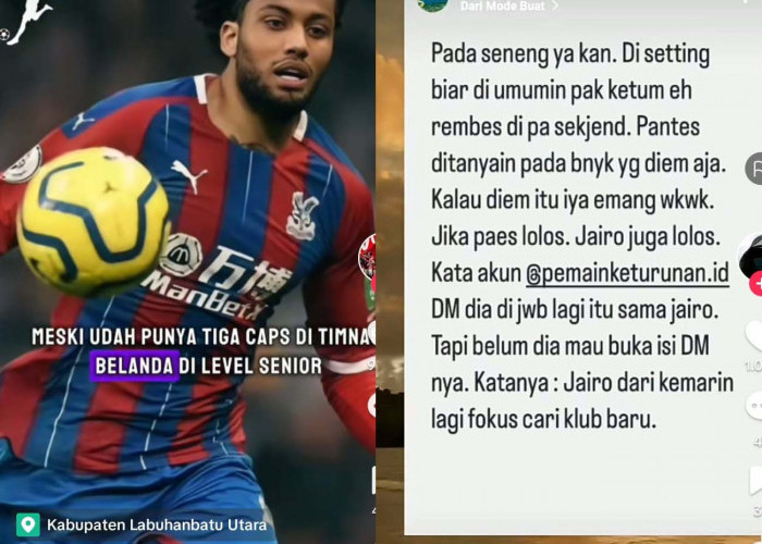 Maarten Paes Berhasil, Erick Thohir Lirik Jairo Riedewald, Pemain Rambut Gimbal, Kualifikasi Piala Dunia 2026