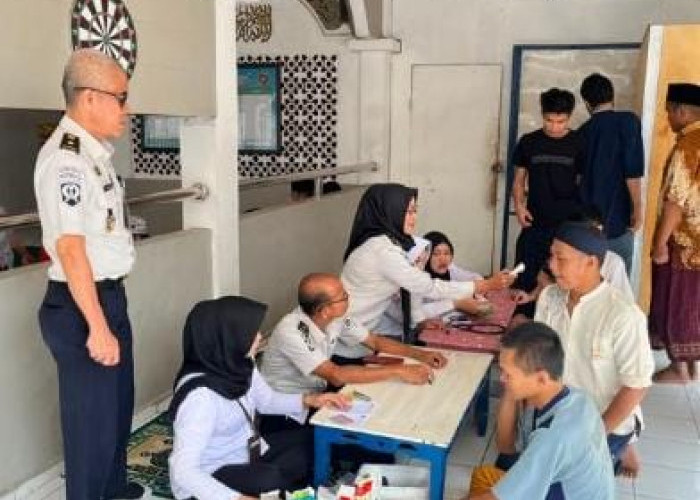 Lapas Kelas IIA Lahat Gelar “Klinik Goes To Blok”, 52 Warga Binaan Dapat Pelayanan Kesehatan
