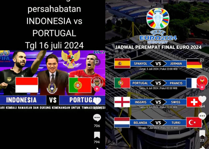 Indonesia vs Portugal Batal, Tidak Ada Pertandingan Uji Coba, Euro 2024, Kualifikasi Piala Dunia 2026