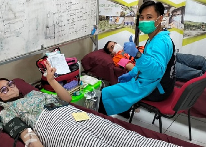 Keren, Donor Darah PT Pamapersada Nusantara Lebihi Target