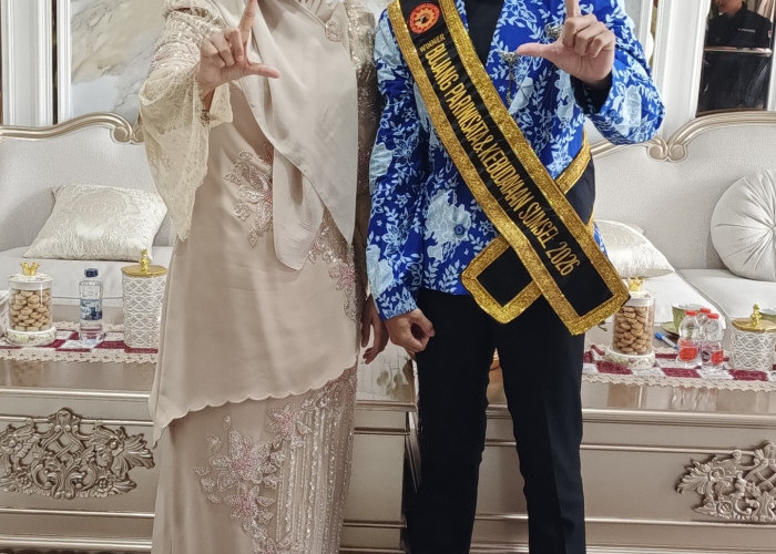 Raih Prestasi Bujang Gadis Sumsel, M. Tegar Pratikno Audiensi dengan Wakil Bupati Lahat
