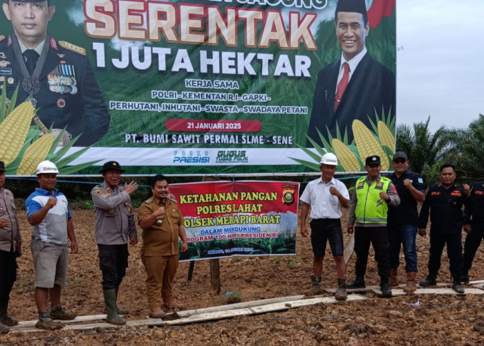 Keren, Kecamatan Merapi Timur Jadi Tuan Rumah Penanaman Serentak Jagung 1 Juta Hektar