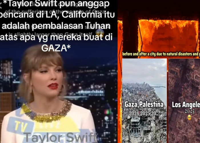 Penyanyi Dunia Taylor Swift Insaf, Sebut Bencana Los Angeles, Balasan dari Tuhan kepada Amerika Serikat