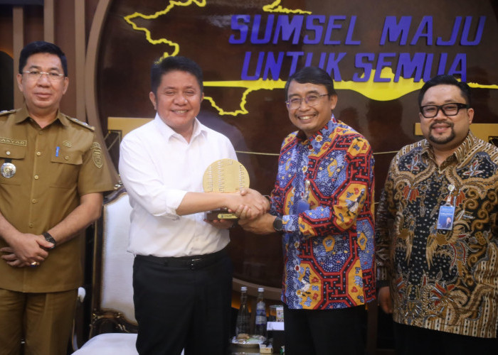 Gubernur Herman Deru Sambut Dirut Baru Pusri, Dorong Sinergi untuk Sejahterakan Petani Sumsel