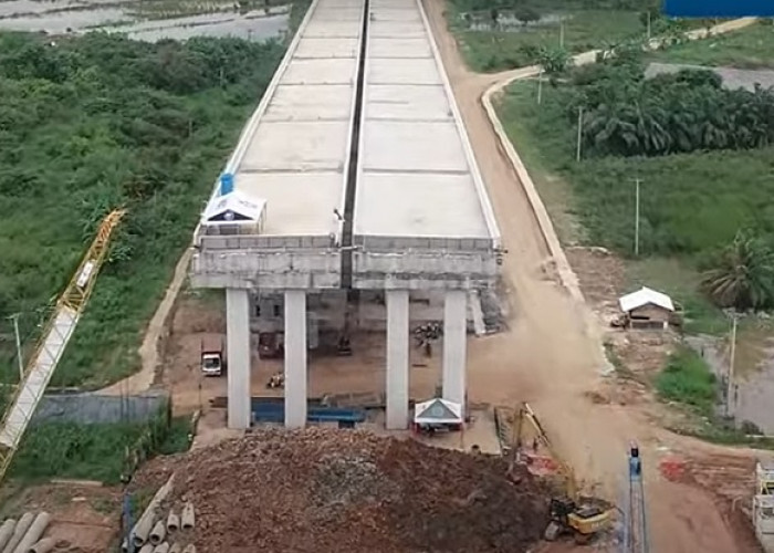 Pembangunan Jalan Tol Kramasan-Musilandas Tidak Lama Lagi Selesai