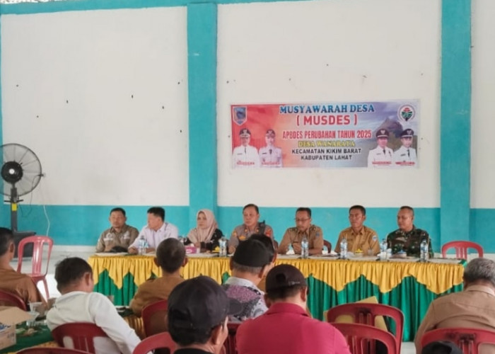 Desa Wanaraya Gelar Musdes APBDes Perubahan 2025