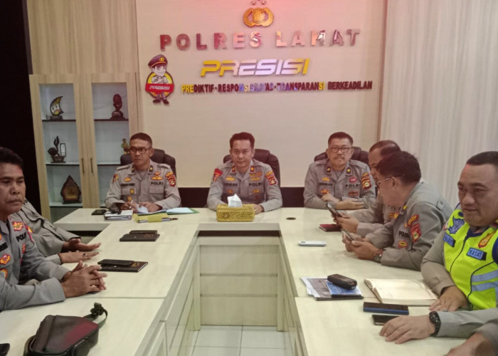 Polres Lahat Gelar Latihan Pra Operasi (La Pra Ops) Ketupat Musi 2025, Persiapan Pengamanan Lebaran 1446 H