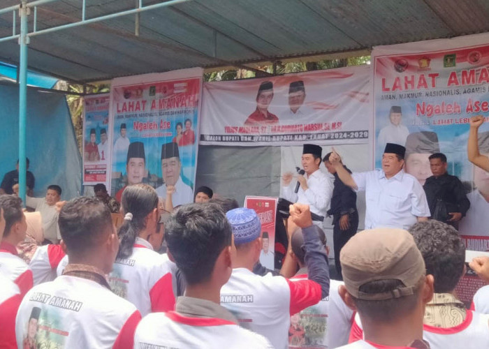 Yulius Maulana-Budiarto Marsul Lantik Ratusan Tim Pemenangan YM-BM Sari Bungamas Lahat