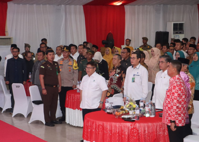 Polres Lahat Laksanakan Pengamanan Kunjungan Kerja Menteri Ketenagakerjaan RI di Kabupaten Lahat