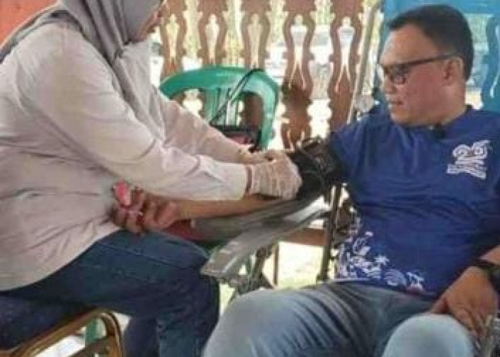 HUT ke-25, Demokrat Lahat Gelar Donor Darah sebagai Wujud Bakti Sosial