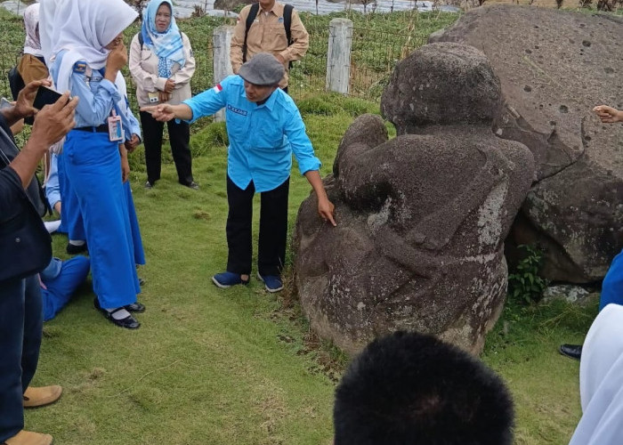 SMK Negeri 1 Jarai Peduli Megalitik, Siswa Belajar Sejarah Langsung di Situs Baturang
