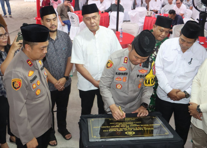 Polres Lahat Resmikan Renovasi Masjid Amanah dan Pembangunan TK–TPA Muhammad Hasan Polsek Merapi Barat