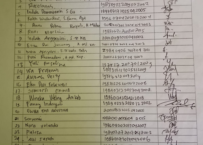 Waduh! ASN Puskesmas Merapi II Nyatakan Mosi Tak Percaya Desak Pemkab Lahat Evaluasi Kepala Puskes