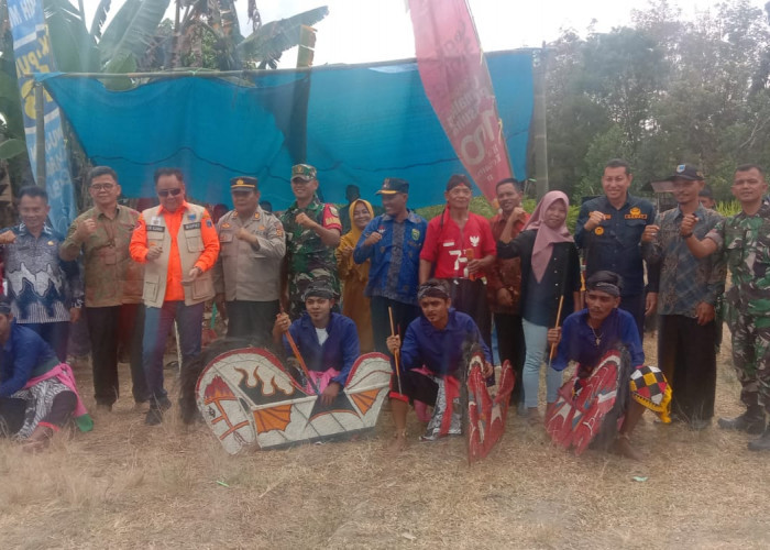 Wakili Dua Danramil 405-12/Kota Lahat dan 405-02/Merapi, Babinsa Hadiri Launching Kampung KB 