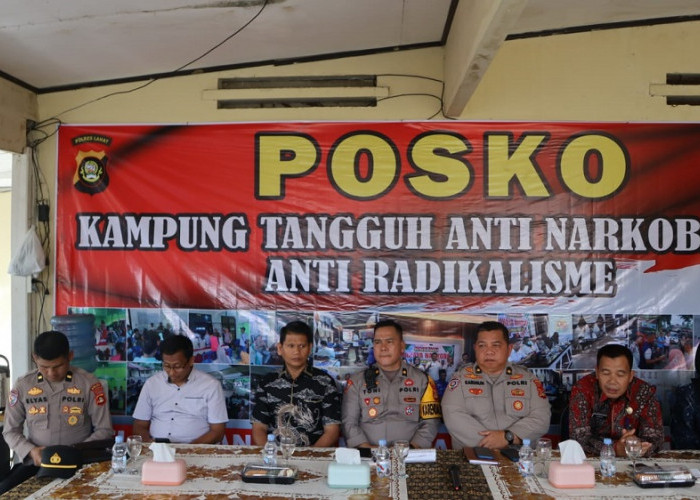 Tim Asistensi Subdit Polmas di Kampung Tangguh Bebas Narkoba dan Antiradikalisme