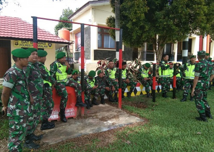 34 Personil BKO Koramil 405/07 Pulau Pinang Ikut Pengamanan Kunjungan Sandiaga Uno