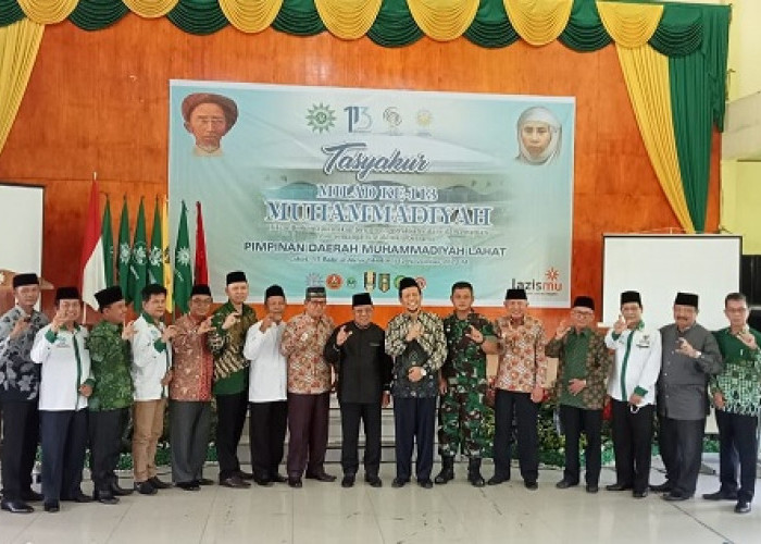 Tasyakur Milad Muhammadiyah ke 113 di Lahat, Muhammadiyah Merangkul Semua Lapisan Masyarakat