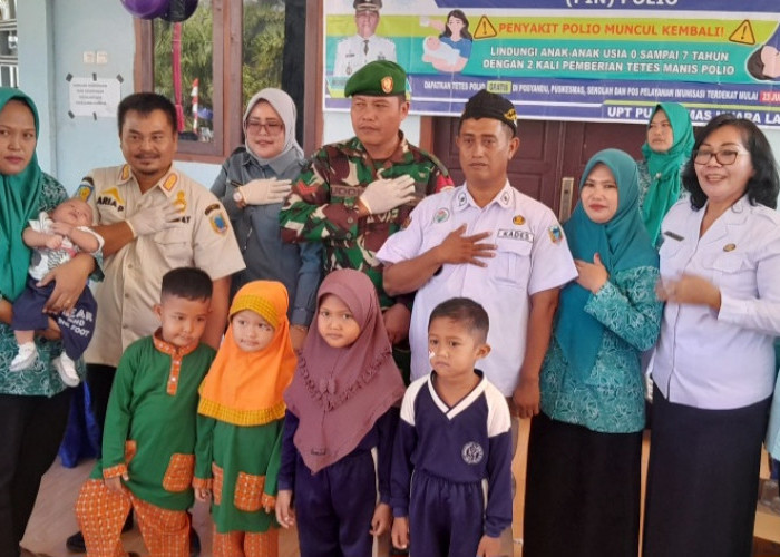 Dukung Pekan Imunisasi Nasional Camat Merapi timur Hadir Langsung di Desa Cempaka Wangi, Simak Harapannya