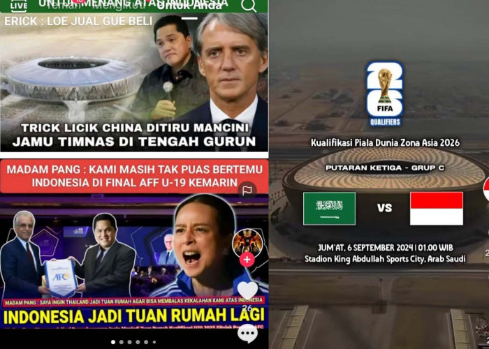 Inilah Trik Roberto Mancini, Lebih Parah China, Indonesia vs Arab Saudi, Kualifikasi Piala Dunia 2026