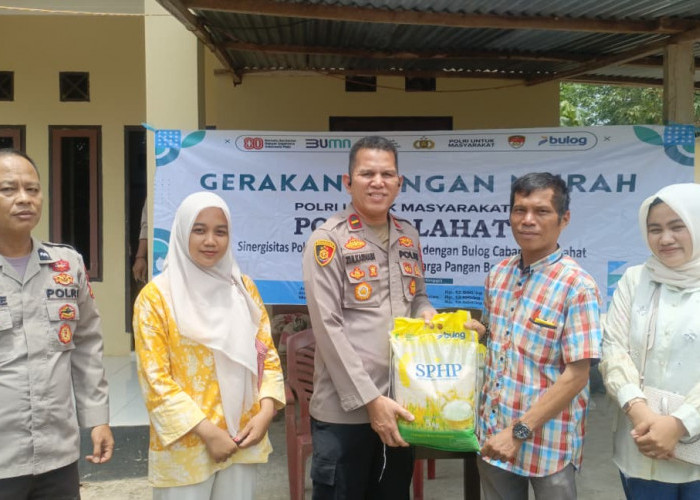 Warga Pseksu Dapat Harga Pangan Murah, Program Polres Lahat Dukung Gerakan Pangan Murah Polri
