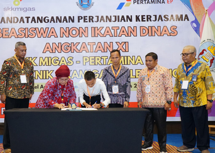 KKKS Pertamina Hulu Rokan Zona 4 Beri Beasiswa Pendidikan kepada Siswa di Wilayah Operasional