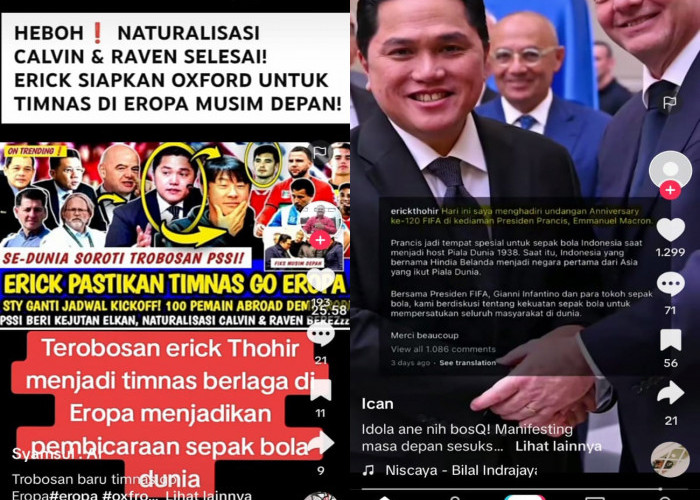 Dunia Kaget Perkembangan Sepak Bola Indonesia Maju Pesat, Erick Thohir Bergerak Cepat, Piala Dunia 2026