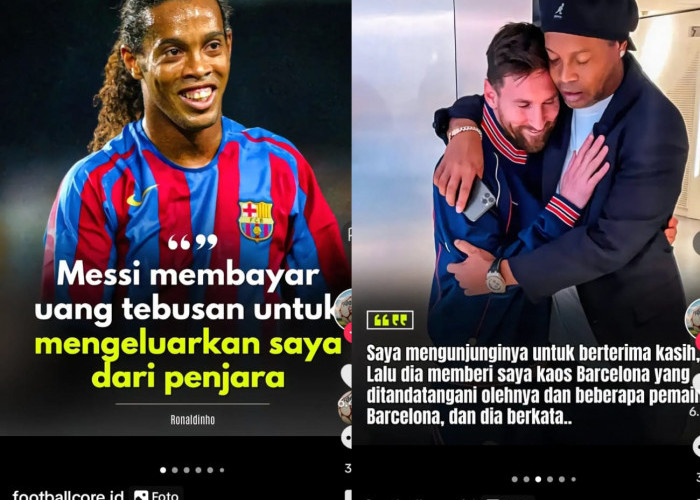 Pemain Terbaik Dunia Masuk Penjara, Lionel Messi Tebus Ronaldinho, Kualifikasi Piala Dunia 2026