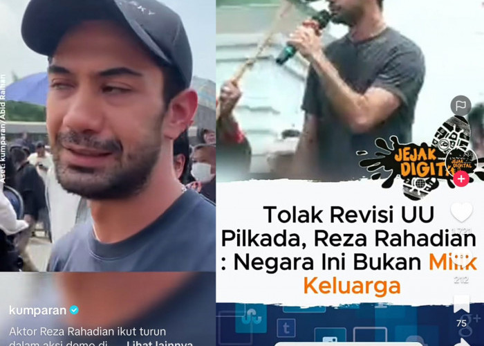 Reza Rahadian Tidak Bisa Tidur, Massa Demo DPR RI, Wakil Rakyat Tolak Putusan MK, UU Pilkada