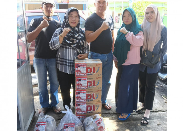 Tim Pemenangan YM Peduli Pencarian Korban Hanyut di Desa Tanjung Telang Merapi Barat