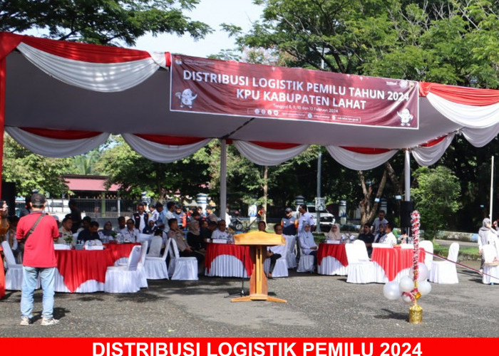 Personel Polres Lahat Kawal Ketat Distribusi Logistik Pemilu 2024 Tahap 1 ke PPK, Inilah Sambutan Ketua KPU