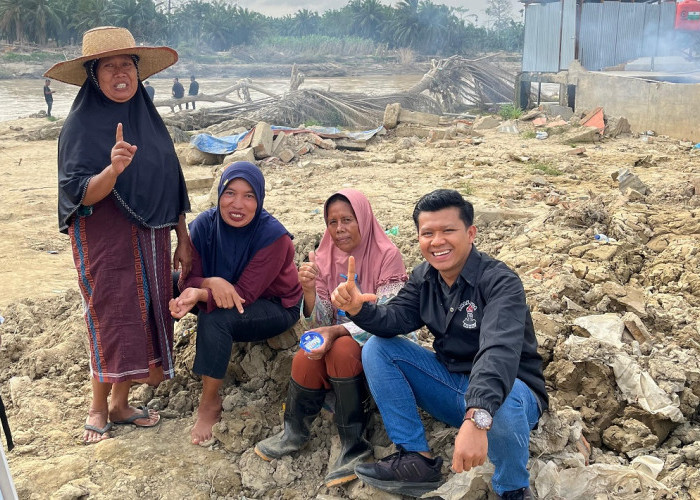Bawa Amanat Masyarakat Lahat, Founder Anak Muda Lahat Salurkan Langsung Donasi ke Korban Banjir Aceh Tamiang