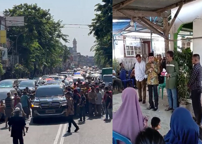 Warga Kota Lahat Tumpah Ruwah Sambut Kehadiran Calon Bupati Lahat Yulius Maulana