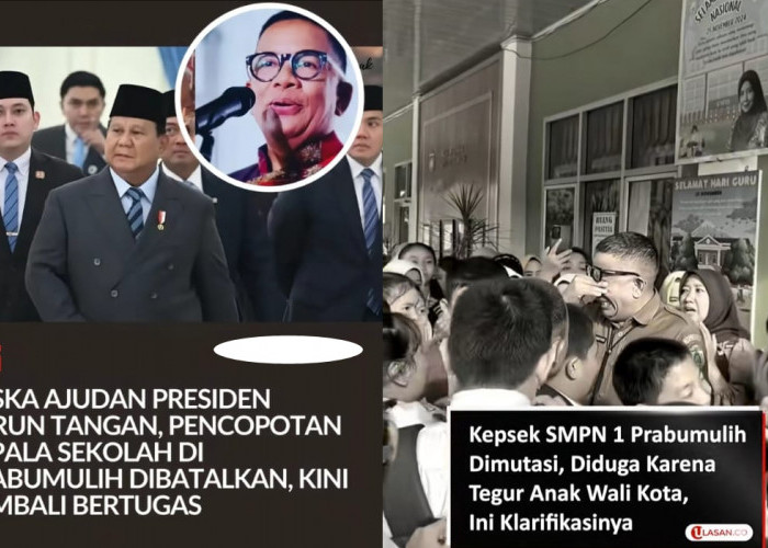 Kepala SMPN 1 Prabumulih Menangis, Ajudan Presiden Prabowo Turun Tangan, Arlan Permalukan Kota Nanas
