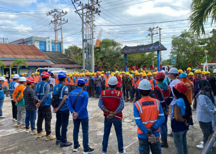 Gebyar Bakti Penyulang, Ratusan Personil Diterjunkan PLN UP3 Lahat ke Baturaja