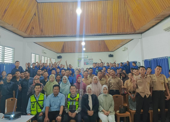 PT Pamapersada Nusantara Gelar Sosialisasi Cara Hidup Sehat dan Aman Berlalu Lintas, Wujudkan Pama Safe School