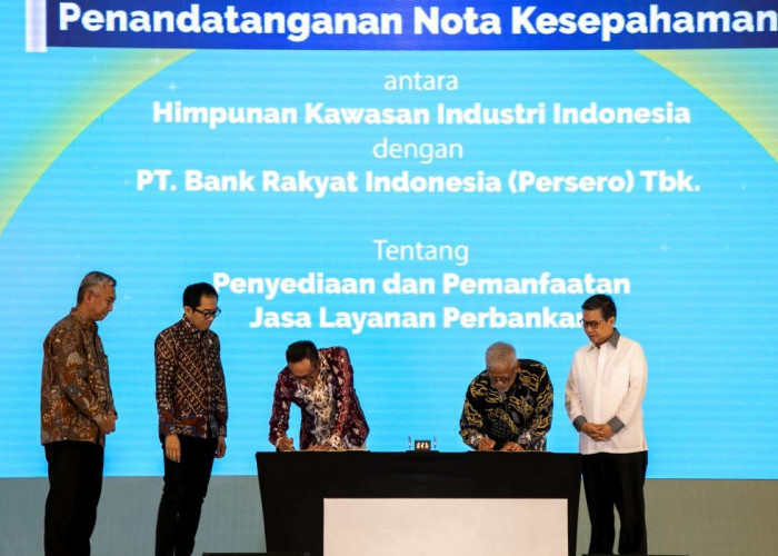 Dorong Pertumbuhan Ekonomi dan Optimalisasi Kawasan Industri, BRI Jalin Kerja Sama dengan HKI