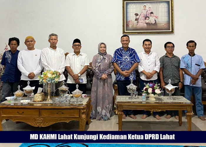 Tingkatkan Silaturahmi dan Halal Bihalal, MD KAHMI Lahat Kunjungi Kediaman Ketua DPRD Lahat