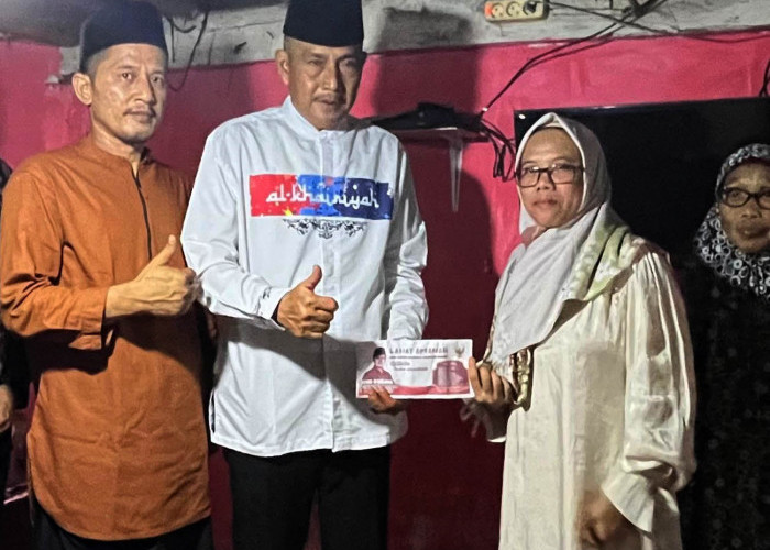 Calon Bupati Lahat Yulius Maulana Beri Perhatian kepada Warga Desa Arahan, Kirim Tim Takziah