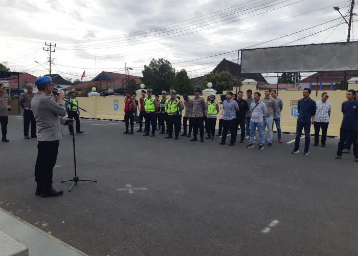 Pelaksanaan Giat Operasi Lilin Musi 2025 Hari Kedua, Apel Siaga