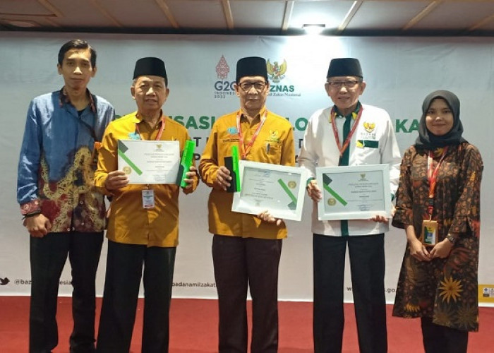 BAZNAS Kabupaten Lahat Raih Penghargaan BAZNAS AWARD 2022 untuk 3 Kategori Terbaik